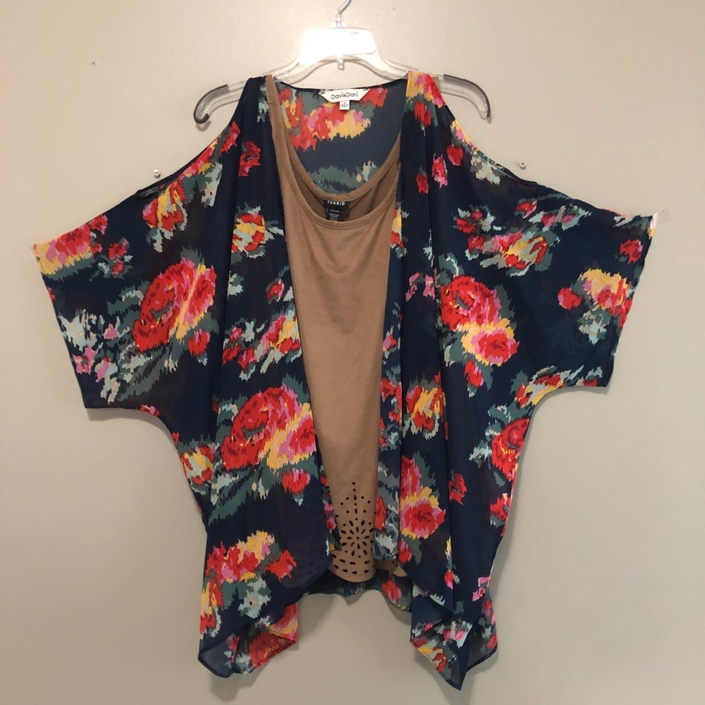 Cold Shoulder Kimono